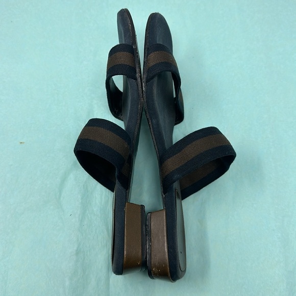 GUCCI Web Accent Canvas Slides Women's Size 36 - Picture 4 of 13